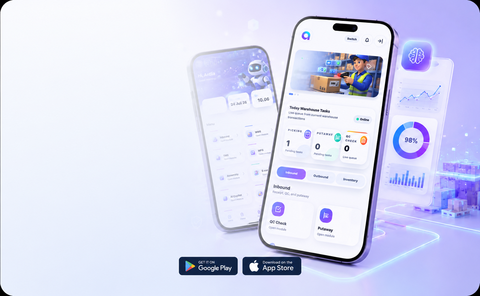 Antlia mobile operations app